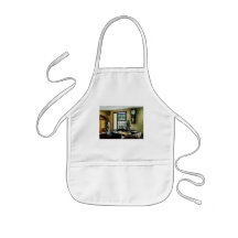 Globe, Books and Lamps Apron