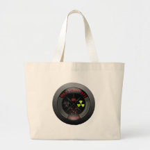 Glossy Mad Scientist Union Button Tote Bag