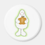 Glow Ghost Fridge Magnets