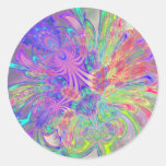 Glowing Burst of Colour Stickers