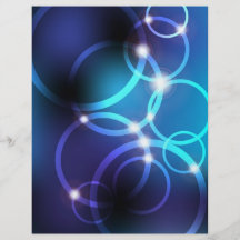 Glowing Circles Full Color Flyer