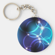 Glowing Circles Key Chain