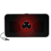 Glowing club card suit mp3 speaker