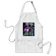 GLOWING COLUMBINE APRON
