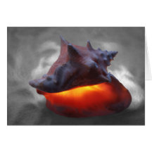 Glowing Conch Card