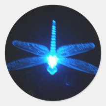 Glowing Dragonfly Stickers
