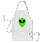 Glowing Green Alien Apron