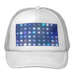 Glowing Halftone Dots Textured Mesh Hat