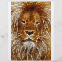 Glowing Lion Portrait Flyer