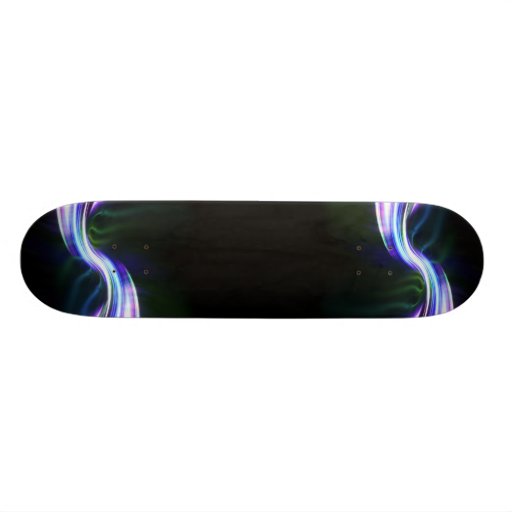 Glowing Plasma Fractal Abstract Custom Skate Board