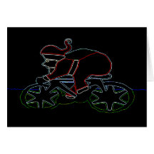 Glowing Santa’s Pushy Cards