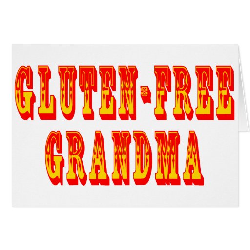Gluten Free Grandma Greeting Cards