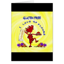 Gluten-Free Whimsical Design Greeting Cards