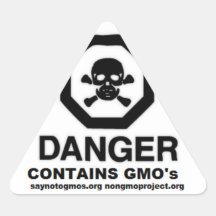 GMO sticker Say No to GMO's prop. 37