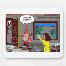 Gnome Cartoon Funny Gifts Tees Mugs Cards Etc Mousepads