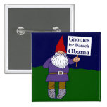 Gnomes for Barack Obama Square Button