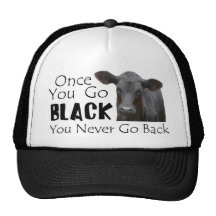 Go Black Angus Trucker Hat