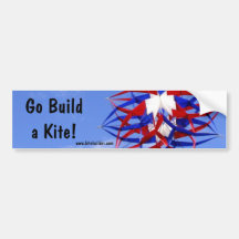 Go Build a Kite! Bumper Sticker