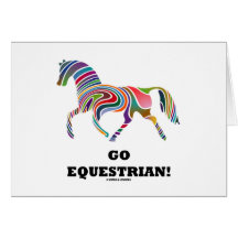 Go Equestrian! (Horse Colour Swirl) Cards