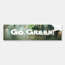 Go Green Bumper Sticker