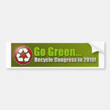 Go Green Bumper Stickers