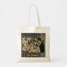 Go Green grocery tote... Canvas Bag