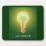 GO GREEN MOUSE MAT