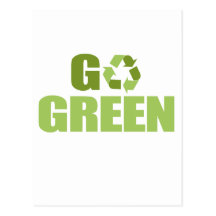 Go Green Post Cards