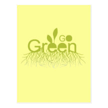 Go Green Postcards
