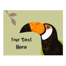 Go Green Toucan Toco Postcard