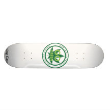 go_green_v2, Going Green Custom Skate Board