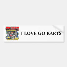 Go Kart Life Bumper Sticker