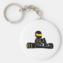 Go Kart racing Key Chain
