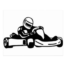 Go Kart Racing Post Cards