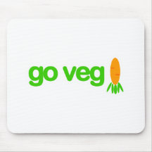 Go Veg! Mousepad