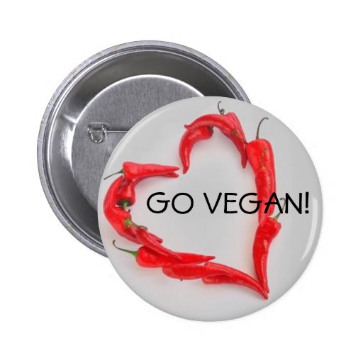 Go Vegan! Pins