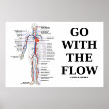 Go With The Flow (Circulatory System) Poster