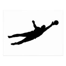 Goalie Save Post Card