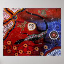 Goanna Dreaming Print