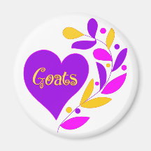 Goat Heart Refrigerator Magnet