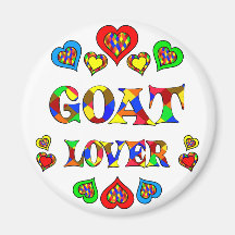 Goat Lover Fridge Magnet