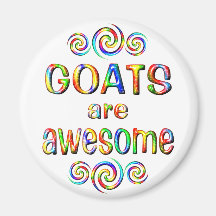 GOATS ARE AWESOME REFRIGERATOR MAGNETS