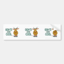 Goats Are Cool Bumper Stickers
