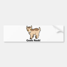 Goats Rock! Bumper Sticker