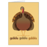 Gobble Gobble Thanksgiving card