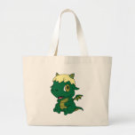 Gobby the baby dragon canvas bags
