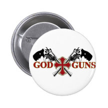 God And Guns Pins