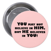 God believes in atheists buttons