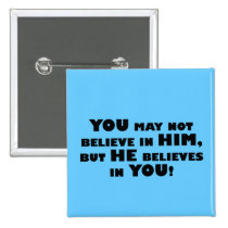 God believes in atheists buttons