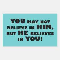 God believes in atheists stickers